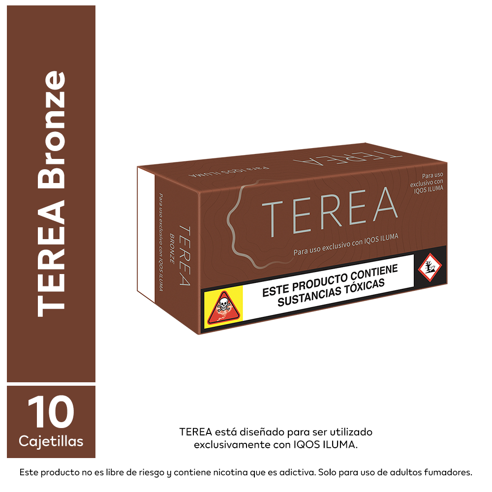 茶 Teressa CIGARRILLO TEREA BRONZE X 20UND – La Careta Licores de La 70
