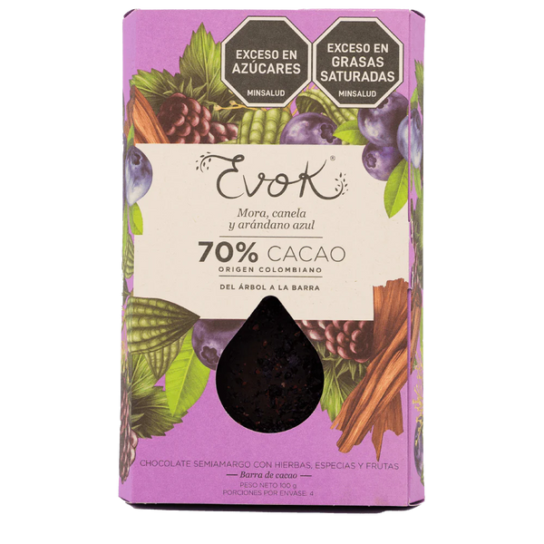 Chocolate Evok Cacao 70% - 100gr