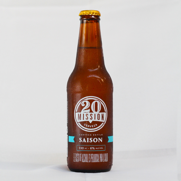 Cerveza Artesanal 20 Mission Saison - 330ml