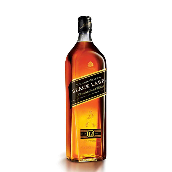 Whisky Johnnie Walker Sello Negro 12 Años - 1000ml