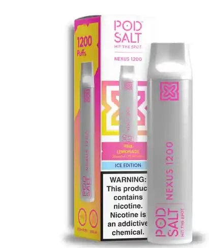 Vapeador Pod Salt Pink Lemonade - 1200puffs