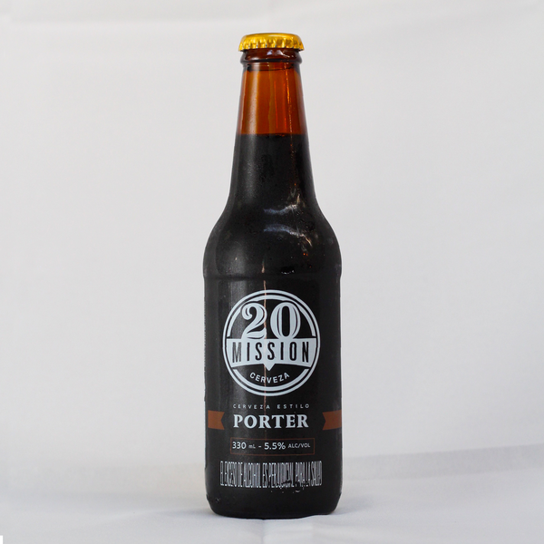 Cerveza Artesanal 20 Mission Porter - 330ml