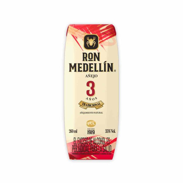 Ron Medellín 3 años - 260ml