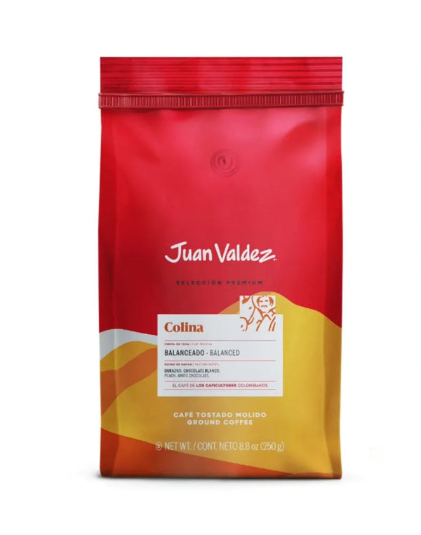 CAFÉ JUAN VALDEZ MOLIDO COLINA 250 GR