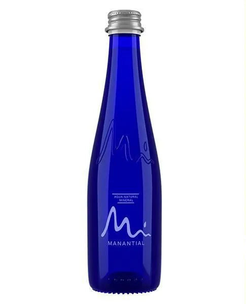 AGUA MANANTIAL VIDRIO CON GAS 300 ML