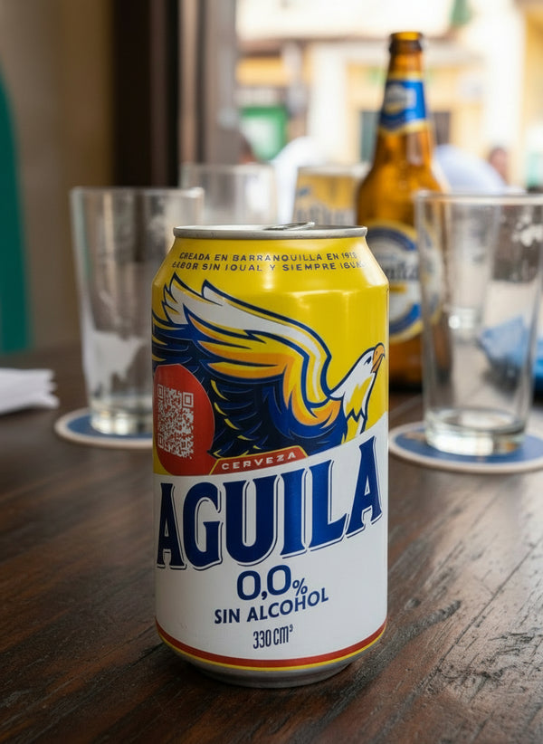 CERVEZA AGUILA CERO LATA 330 ML