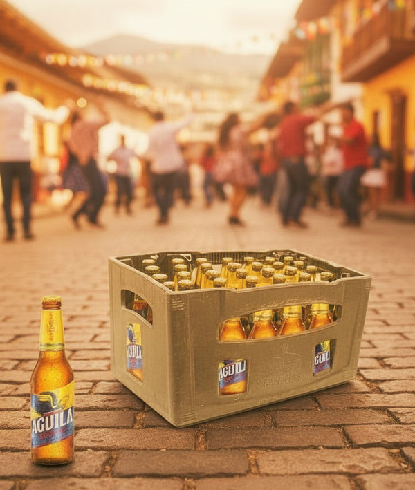 CAJA DE CERVEZA AGUILA NORMAL 330 ML X 30 UND