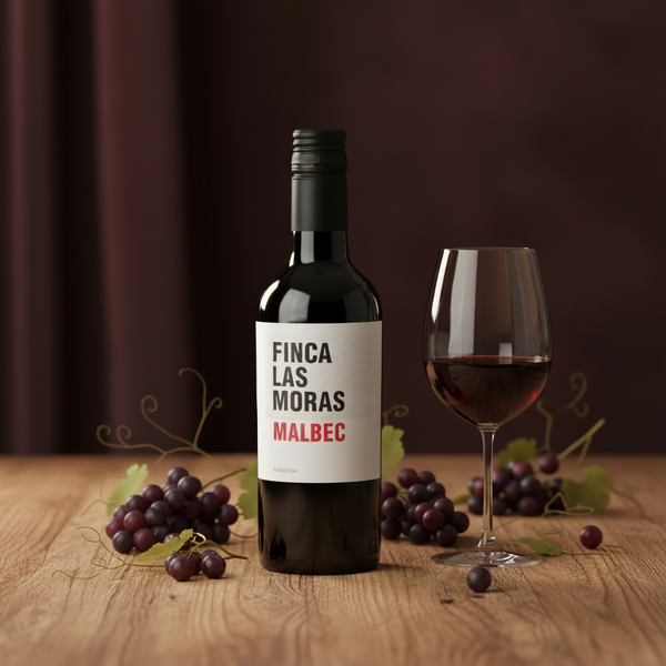 VINO ARGENTINO LAS MORAS MALBEC 187 ML