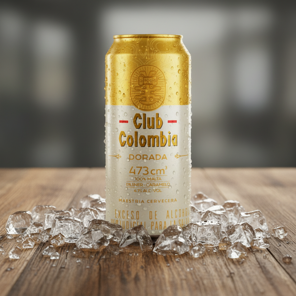 CERVEZA CLUB COLOMBIA DORADA LATON 473 ML
