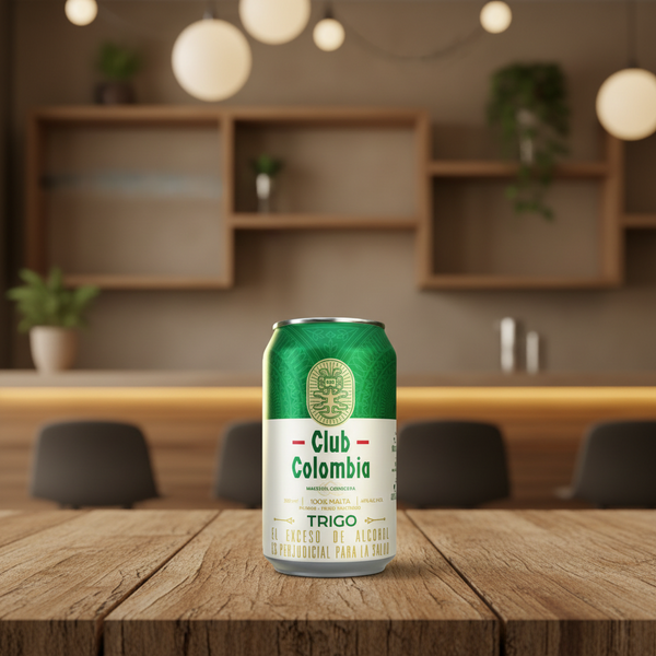 CERVEZA CLUB COLOMBIA TRIGO LATA 330 ML