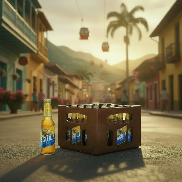 CAJA DE CERVEZA AGUILA LIGHT 330 ML X 30 UND