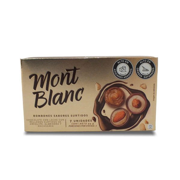 Chocolates Montblanc Bombones x7 unid