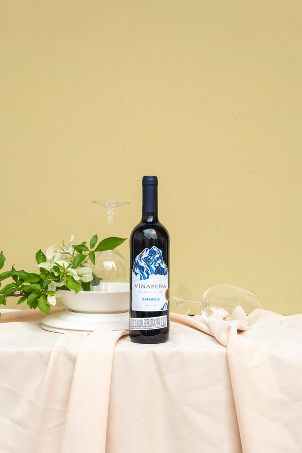 VINO ESPAÑOL VIÑA PEÑA TEMPRANILLO TINTO 750 ML