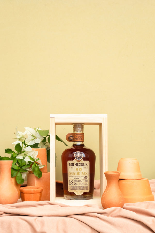 RON MEDELLIN DOS MADERAS 18 AÑOS 750 ML