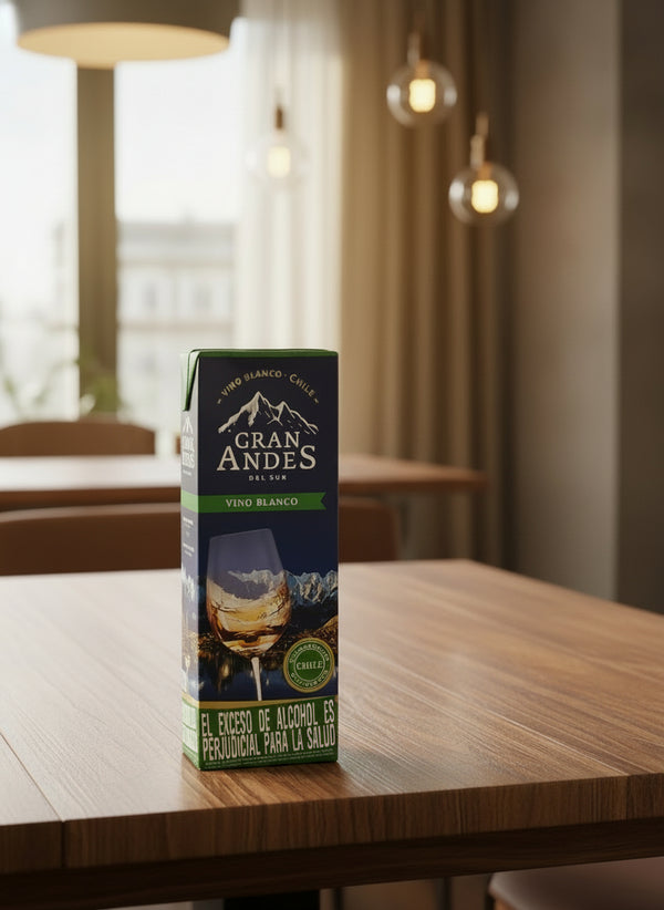 VINO CHILENO GRAN ANDES BLANCO TETRA 1000 ML
