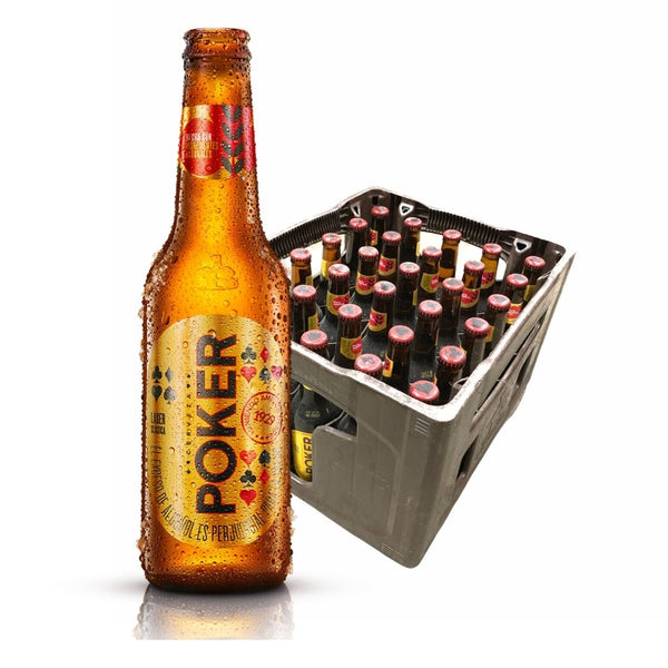 Caja Cerveza Poker Retornable x 30und - 330ml