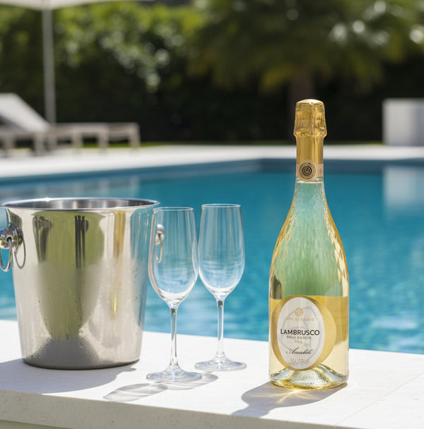 VINO ITALIANO LAMBRUSCO DI BACCO BIANCO 750 ML