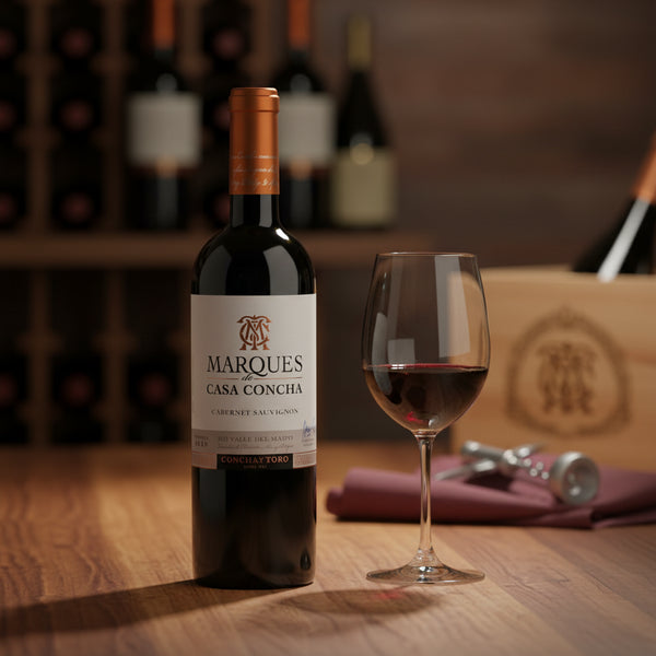 VINO CHILENO MARQUES DE CASA CONCHA CABERNET S 750 ML