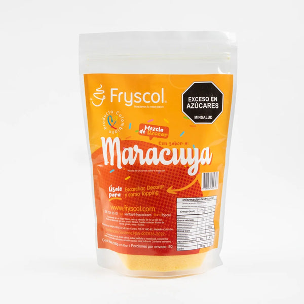 Mezcla de Azúcar Fryscol Maracuyá  - 500gr