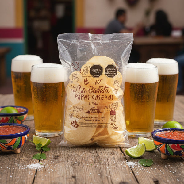 PAPAS LA CARETA LIMON 120 GR