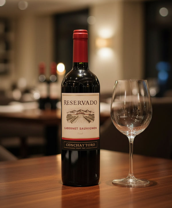 VINO CHILENO CONCHA Y TORO RESERVADO CABERNET S 750 ML