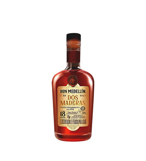 RON MEDELLIN DOS MADERAS 18 AÑOS 750 ML