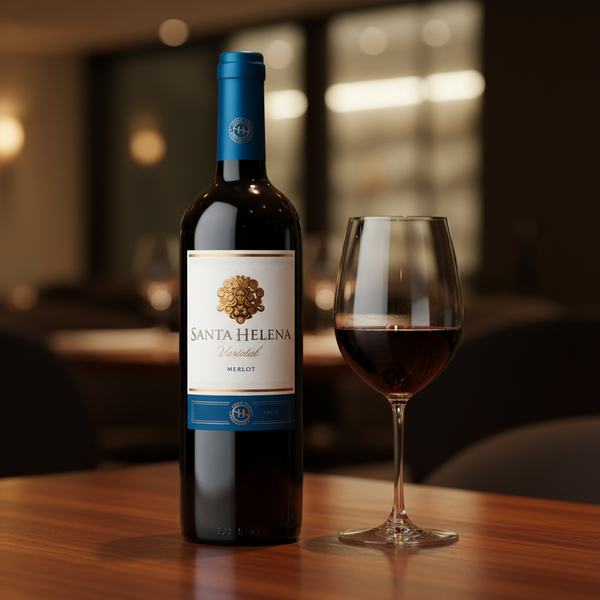 VINO CHILENO SANTA HELENA MERLOT 750 ML