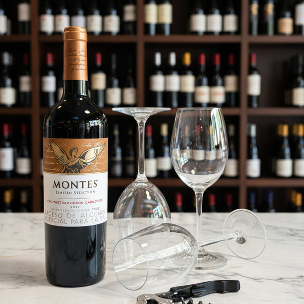 VINO CHILENO MONTES SELECCION LIMITADA CABERNET S - CARMENERE 750 ML