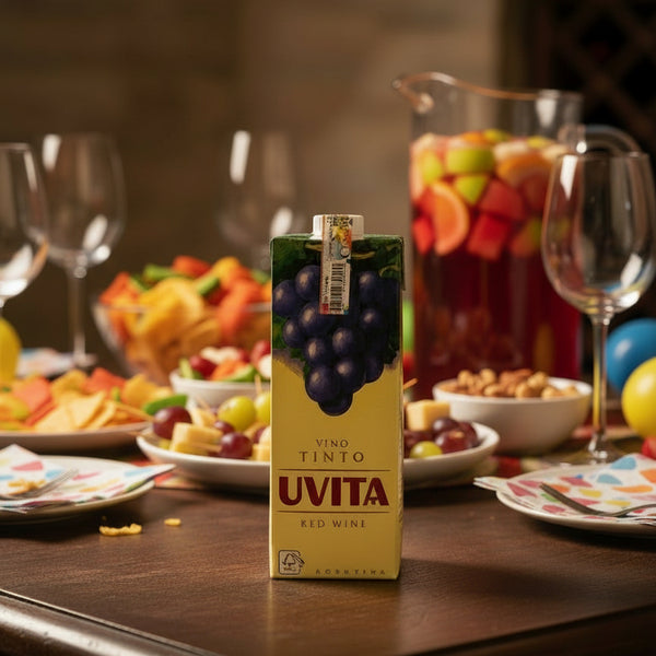 VINO ARGENTINO UVITA TINTO TETRA 1000 ML