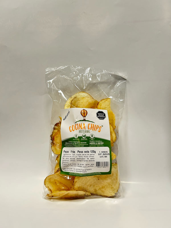 Papas Artesanales La Cocina Chips Natural - 120gr