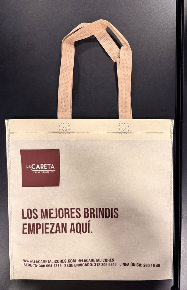 Bolsa Tipo Tela Marfil