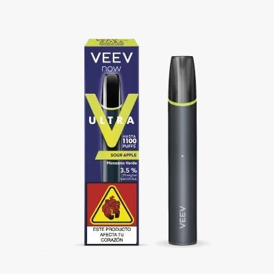 Vapeador Veev now Manzana Verde - 1100puffs
