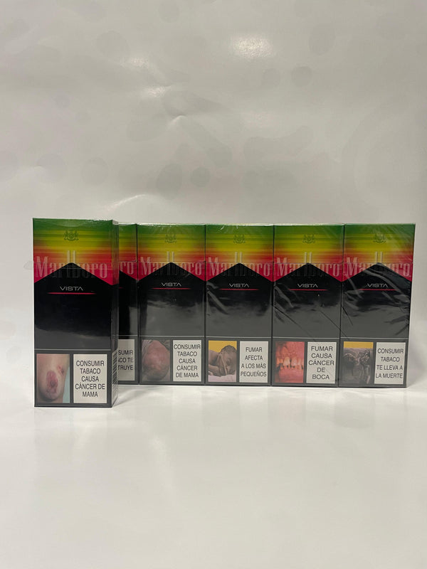 CIGARRILLO MARLBORO VISTA ROJO VERDE 1/2 PQ
