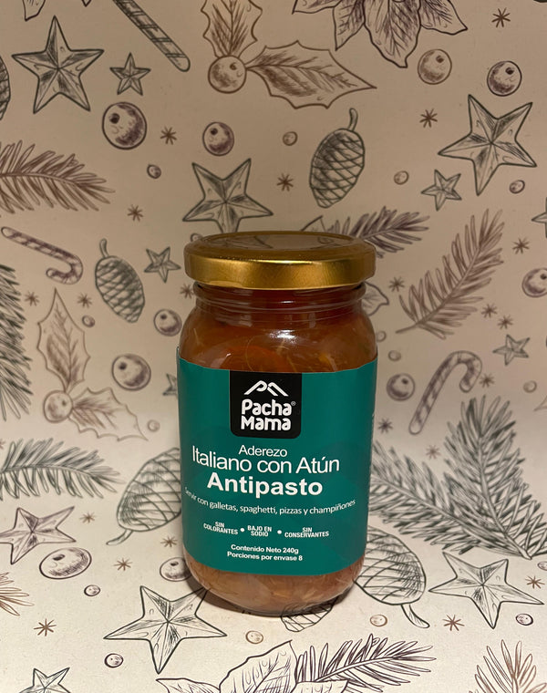 Antipasto Italiano con Atún Pacha Mama 240gr