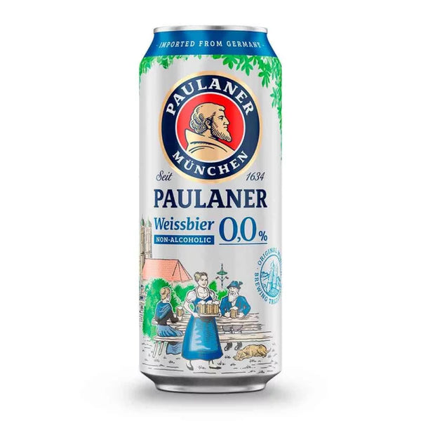 Cerveza Extranjera Paulaner Weissbier 0.0 Alcohol Lata - 500ml