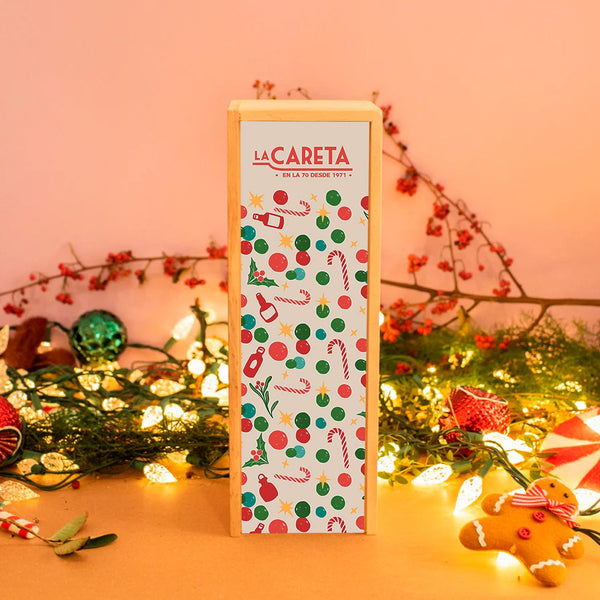 CAJA MADERA TAPA DESLIZABLE VINERA