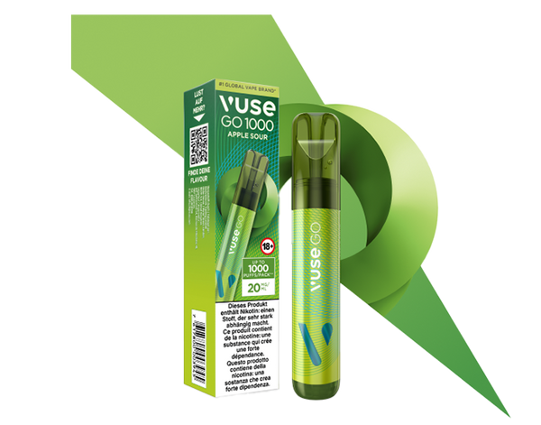 Vapeador Vuse Go Apple Sour-1000 puff