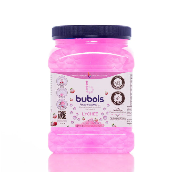 PERLAS EXPLOSIVAS BUBOLS LYCHEE - 1100 GR