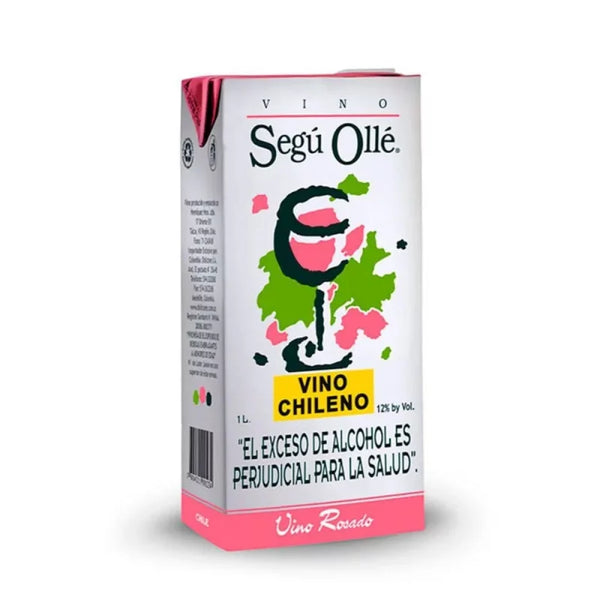 VINO CHILENO SEGU OLLE TINTO TETRA 1000 ML
