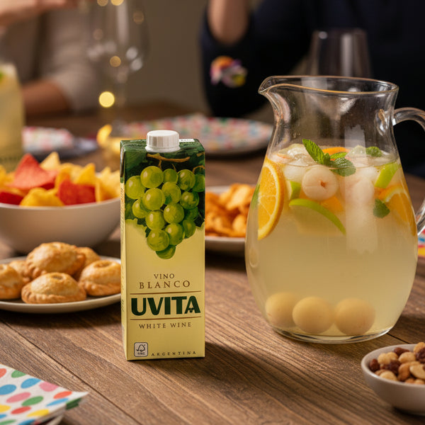 VINO ARGENTINO UVITA BLANCO TETRA 1000 ML