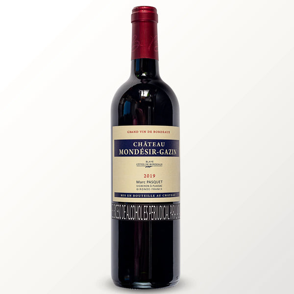 Vino Tinto Château Mondésir-Gazin 80%Merlot - 20 % Malbec - 750ml