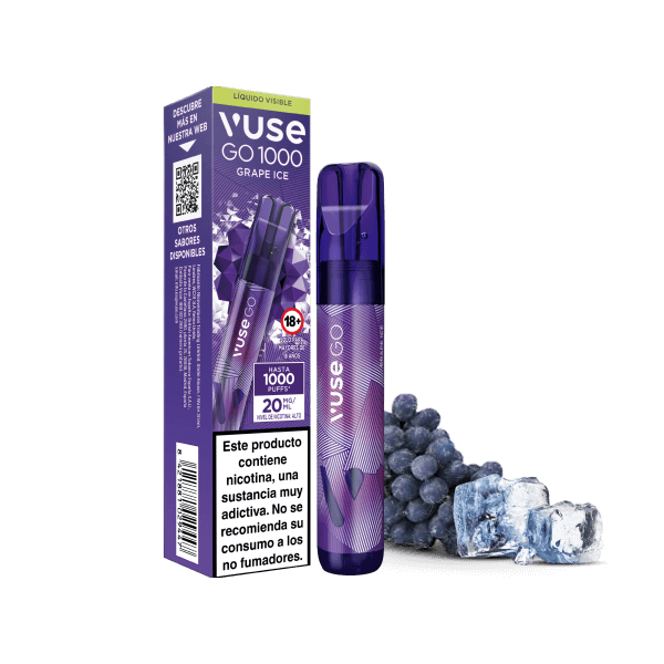 Vapeador Vuse Go Grape Ice- 1000puffs