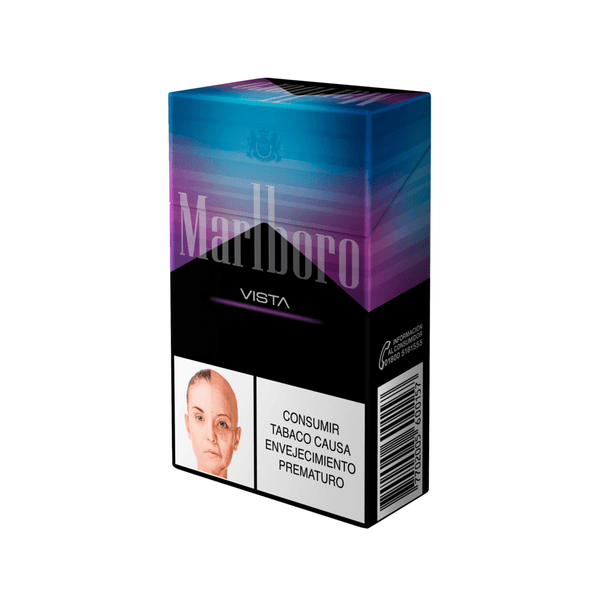 Cigarrillos Marlboro Fusión Morado Azul Cartón  x10 pq