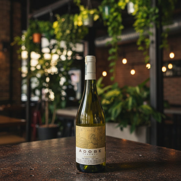 VINO CHILENO ORGANICO ADOBE RESERVA CHARDONAY 750 ML